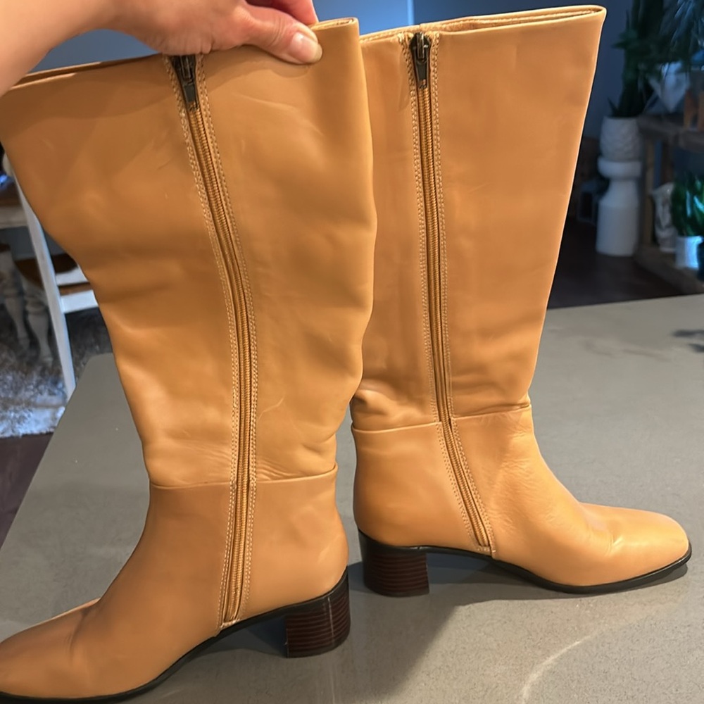 Madewell caramel colored below knee boots - Picture 7 of 9